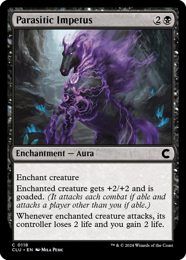 Image for Parasitic Impetus (118) (Ravnica: Clue Edition) - Magic: The Gathering