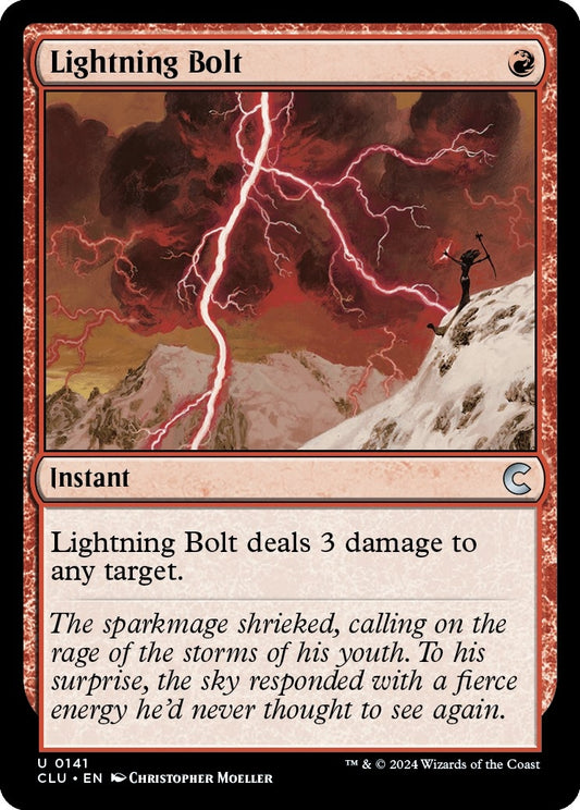Image for Lightning Bolt (141) (Ravnica: Clue Edition) - Magic: The Gathering