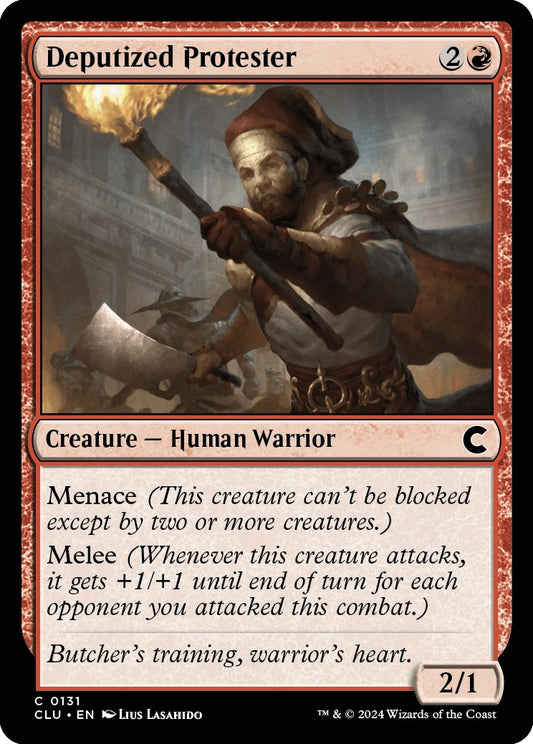 Image for Deputized Protester (131) (Ravnica: Clue Edition) - Magic: The Gathering