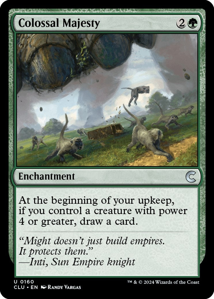 Image for Colossal Majesty (160) (Ravnica: Clue Edition) - Magic: The Gathering
