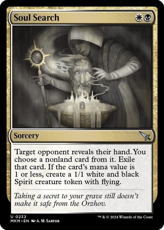 Image for Soul Search (232) (Murders at Karlov Manor) - Magic: The Gathering