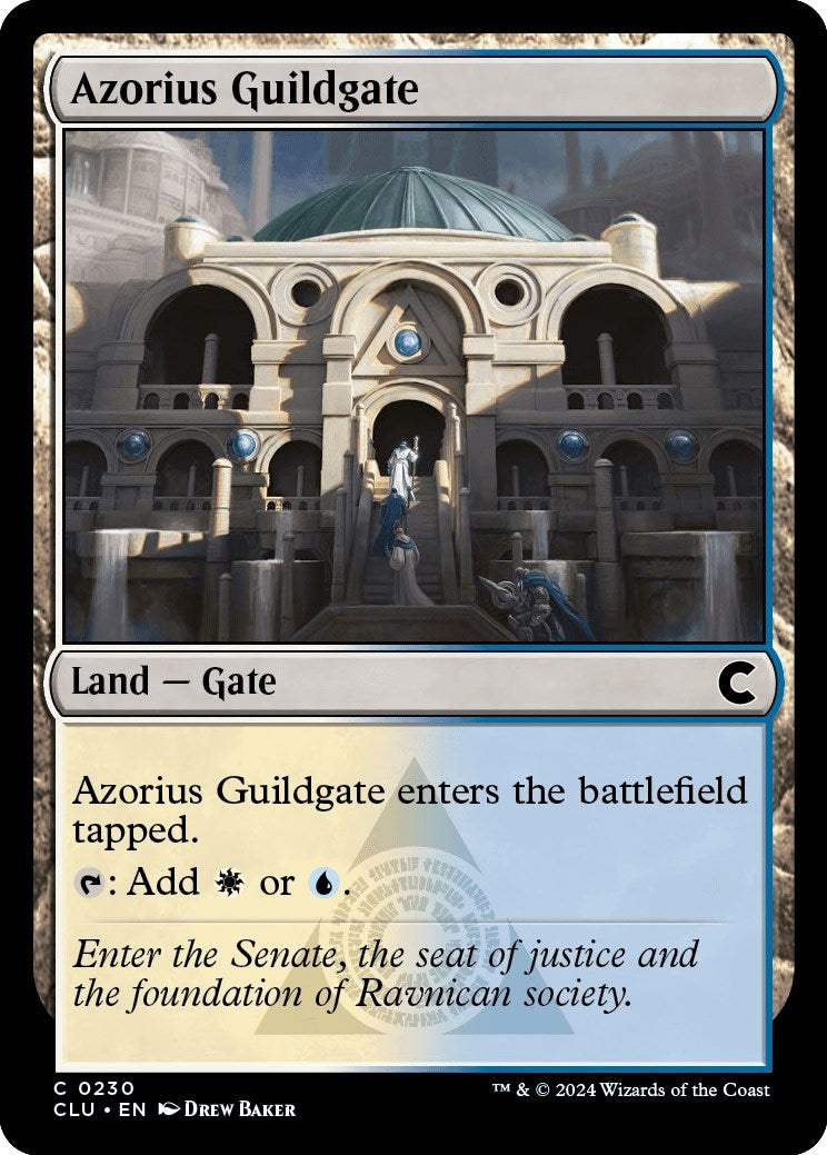 Image for Azorius Guildgate (230) (Ravnica: Clue Edition) - Magic: The Gathering
