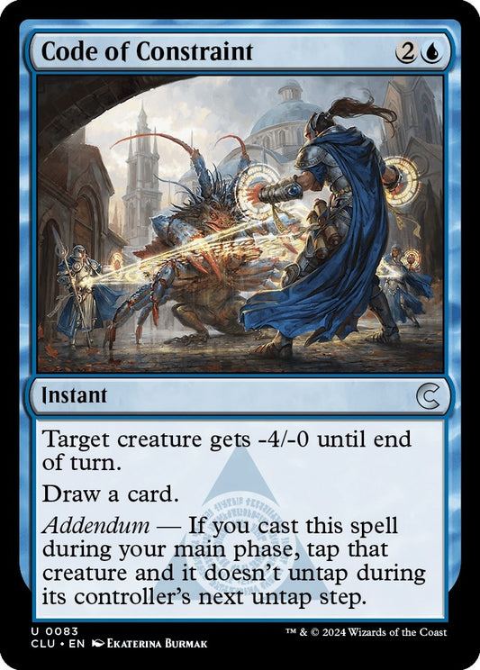 Image for Code of Constraint (83) (Ravnica: Clue Edition) - Magic: The Gathering