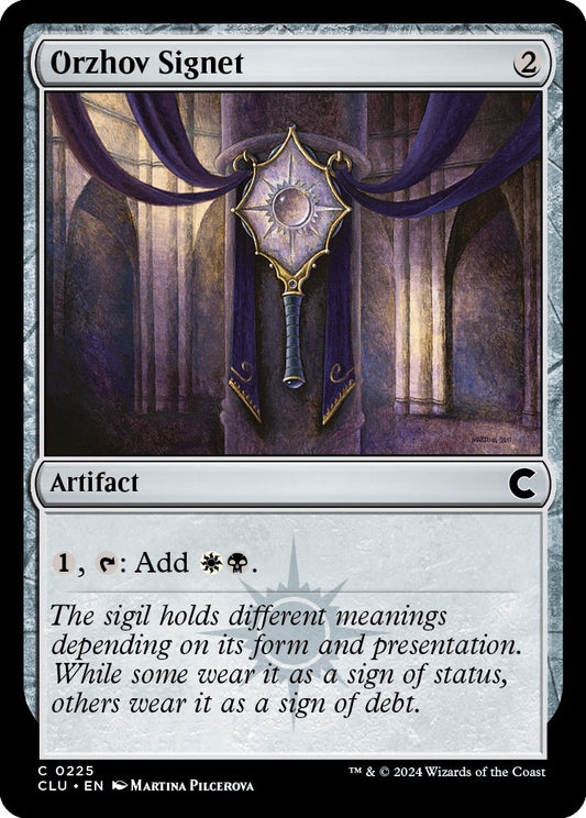 Image for Orzhov Signet (225) (Ravnica: Clue Edition) - Magic: The Gathering