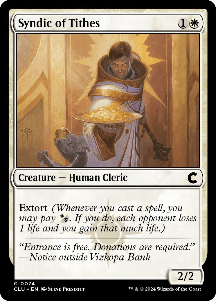 Image for Syndic of Tithes (74) (Ravnica: Clue Edition) - Magic: The Gathering