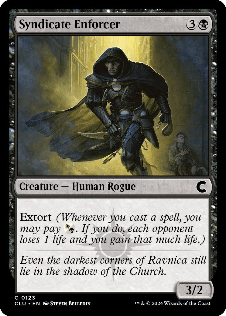Image for Syndicate Enforcer (123) (Ravnica: Clue Edition) - Magic: The Gathering