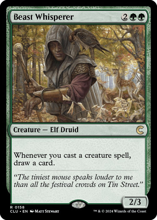 Image for Beast Whisperer (158) (Ravnica: Clue Edition) - Magic: The Gathering
