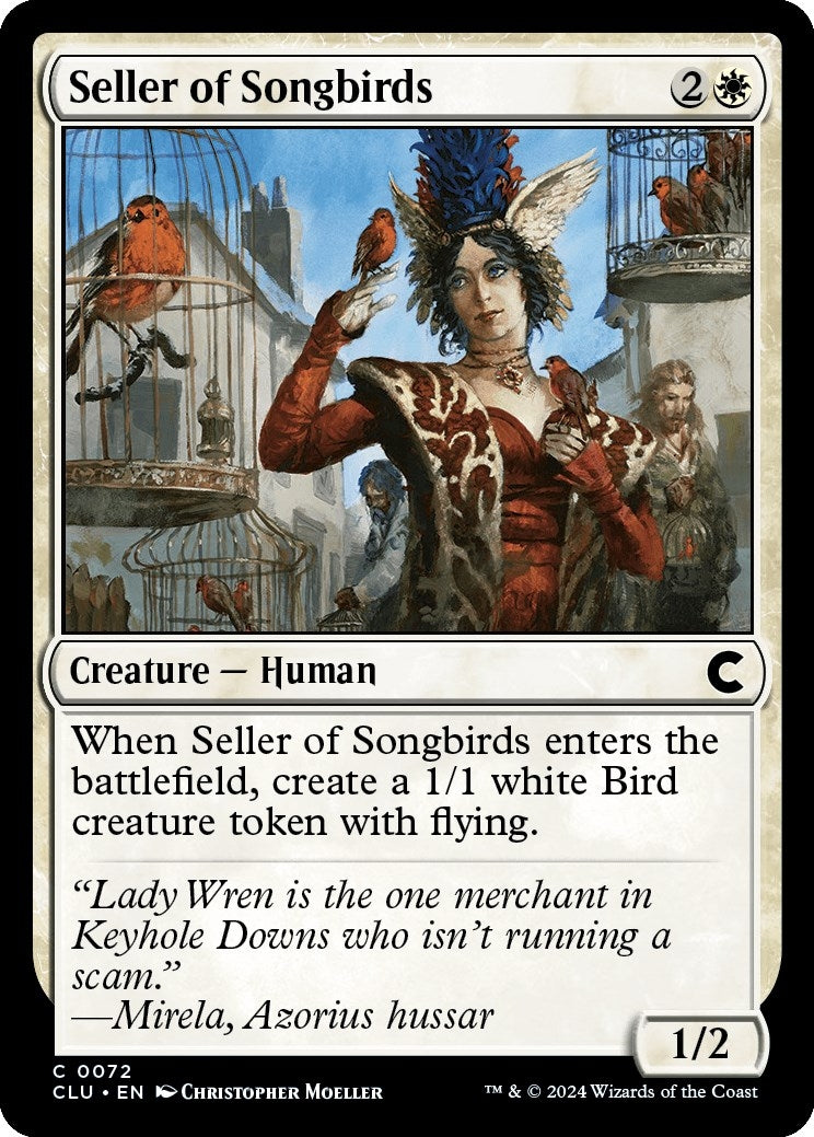 Image for Seller of Songbirds (72) (Ravnica: Clue Edition) - Magic: The Gathering