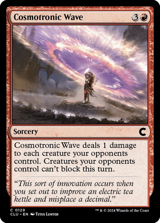 Image for Cosmotronic Wave (129) (Ravnica: Clue Edition) - Magic: The Gathering