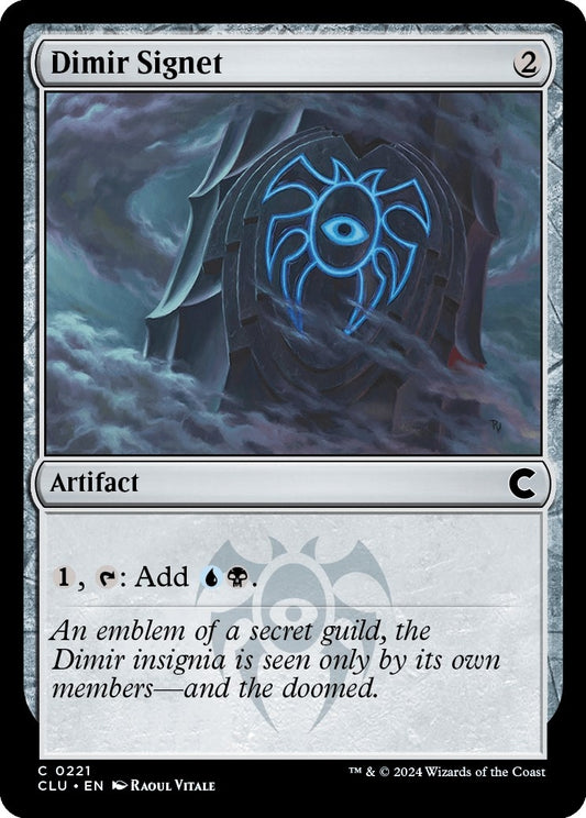 Image for Dimir Signet (221) (Ravnica: Clue Edition) - Magic: The Gathering