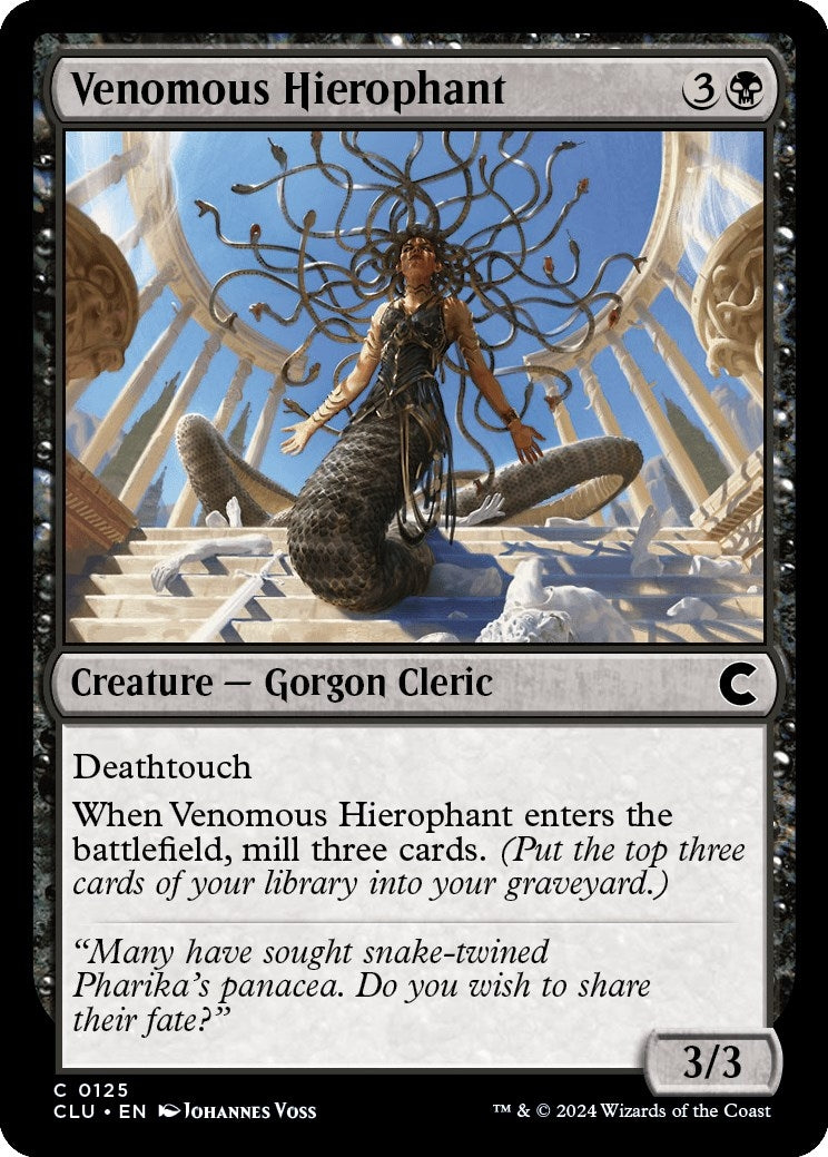 Image for Venomous Hierophant (125) (Ravnica: Clue Edition) - Magic: The Gathering