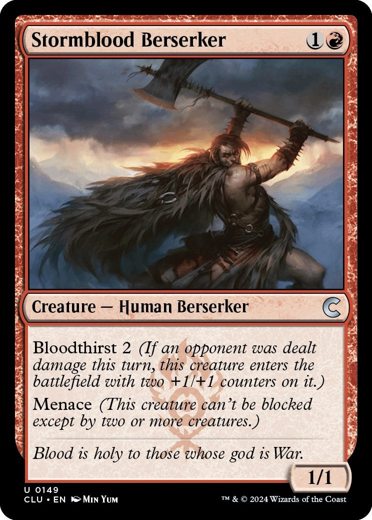 Image for Stormblood Berserker (149) (Ravnica: Clue Edition) - Magic: The Gathering