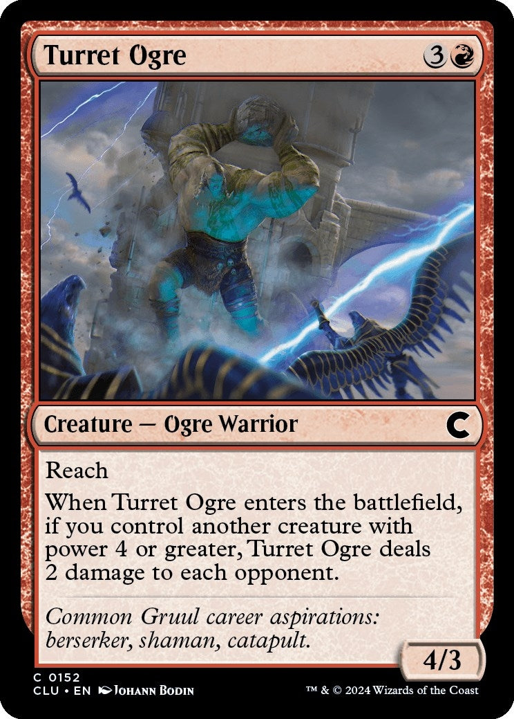 Image for Turret Ogre (152) (Ravnica: Clue Edition) - Magic: The Gathering