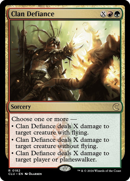 Image for Clan Defiance (182) (Ravnica: Clue Edition) - Magic: The Gathering