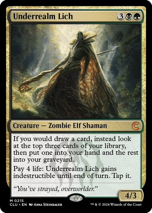 Image for Underrealm Lich (215) (Ravnica: Clue Edition) - Magic: The Gathering