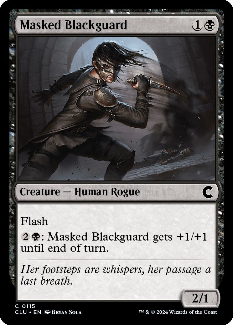 Image for Masked Blackguard (115) (Ravnica: Clue Edition) - Magic: The Gathering