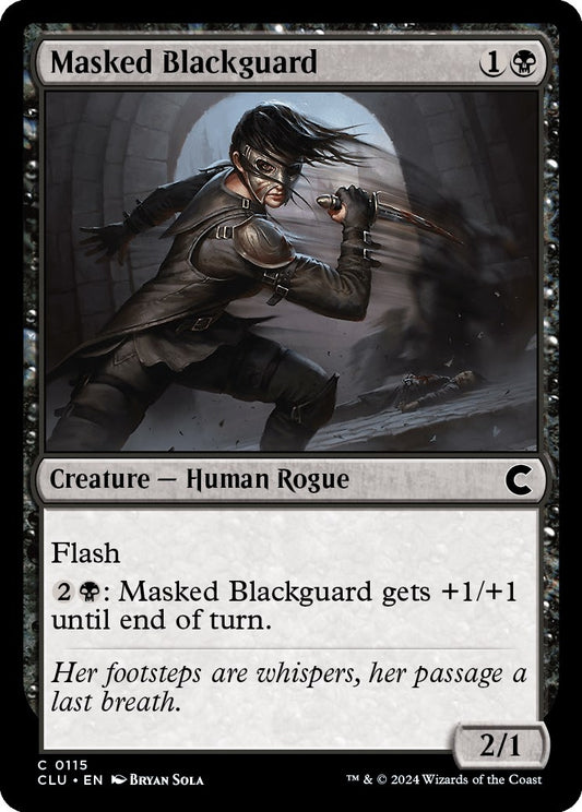 Image for Masked Blackguard (115) (Ravnica: Clue Edition) - Magic: The Gathering