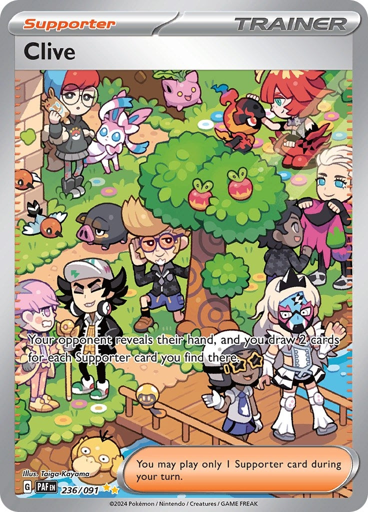 Image for Clive (236/091) (SV: Paldean Fates) - Pokemon