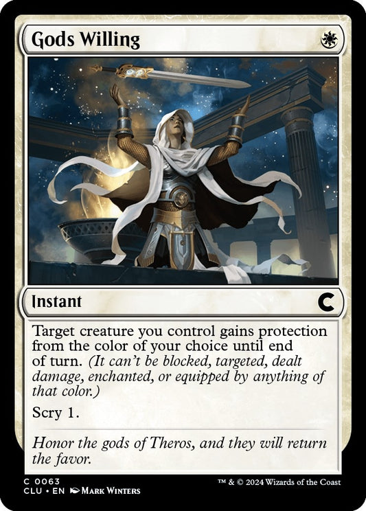 Image for Gods Willing (63) (Ravnica: Clue Edition) - Magic: The Gathering