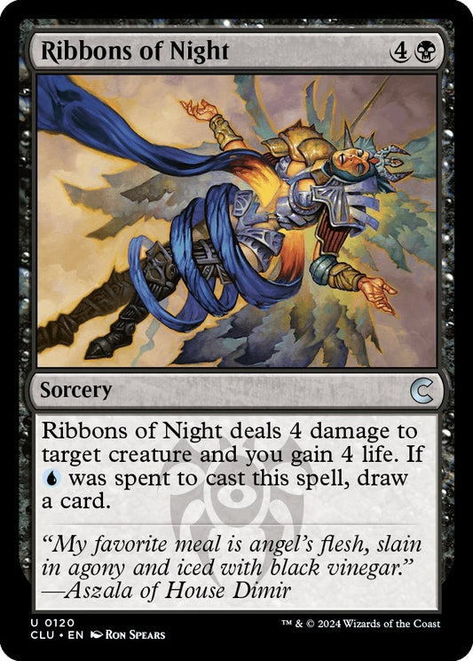 Image for Ribbons of Night (120) (Ravnica: Clue Edition) - Magic: The Gathering