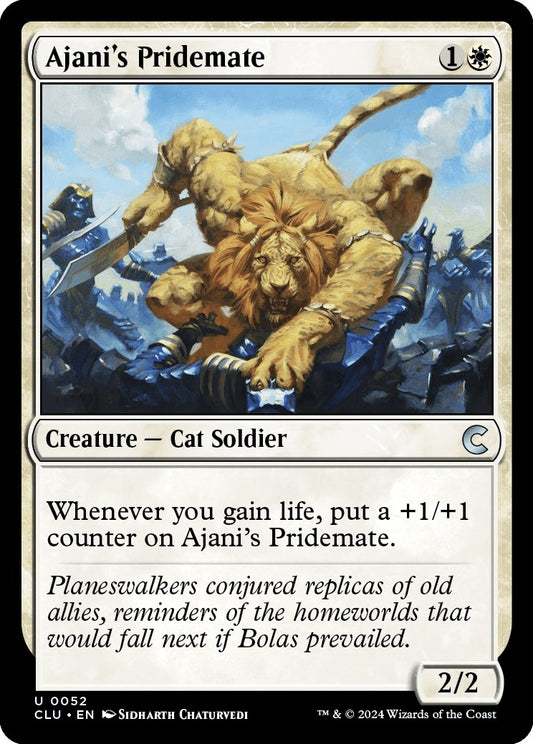 Image for Ajani's Pridemate (52) (Ravnica: Clue Edition) - Magic: The Gathering