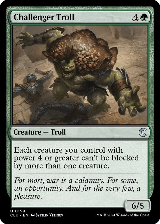 Image for Challenger Troll (159) (Ravnica: Clue Edition) - Magic: The Gathering