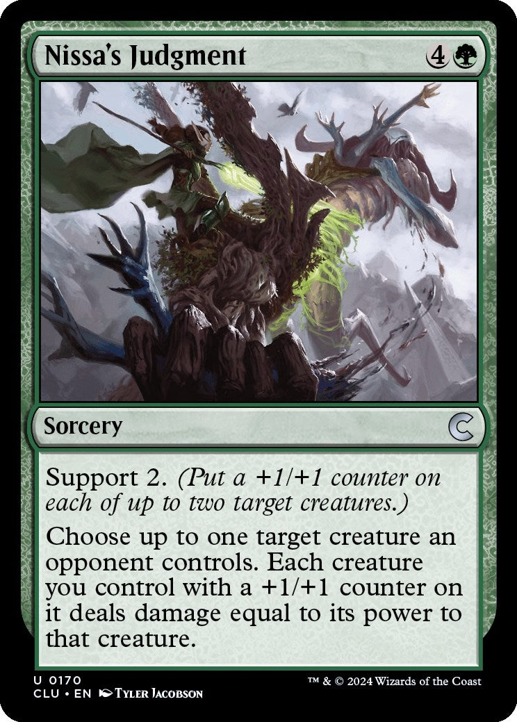 Image for Nissa's Judgment (170) (Ravnica: Clue Edition) - Magic: The Gathering