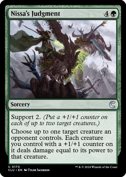 Image for Nissa's Judgment (170) (Ravnica: Clue Edition) - Magic: The Gathering