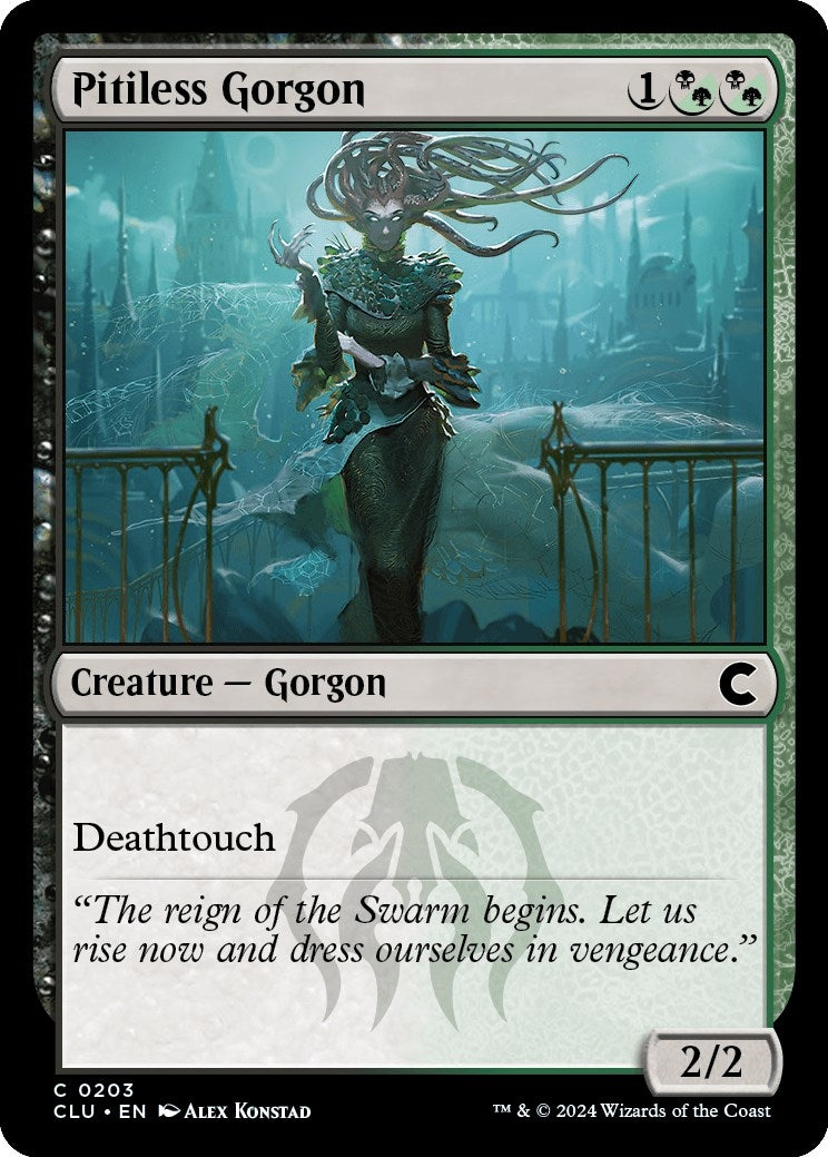 Image for Pitiless Gorgon (203) (Ravnica: Clue Edition) - Magic: The Gathering