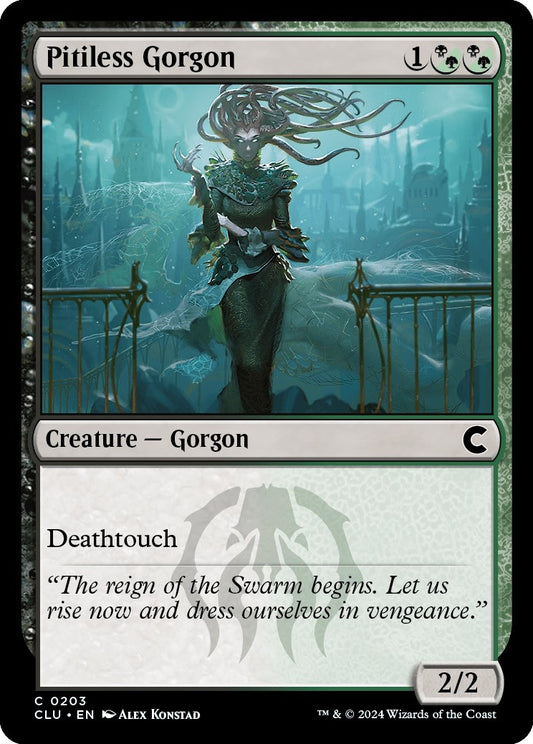 Image for Pitiless Gorgon (203) (Ravnica: Clue Edition) - Magic: The Gathering