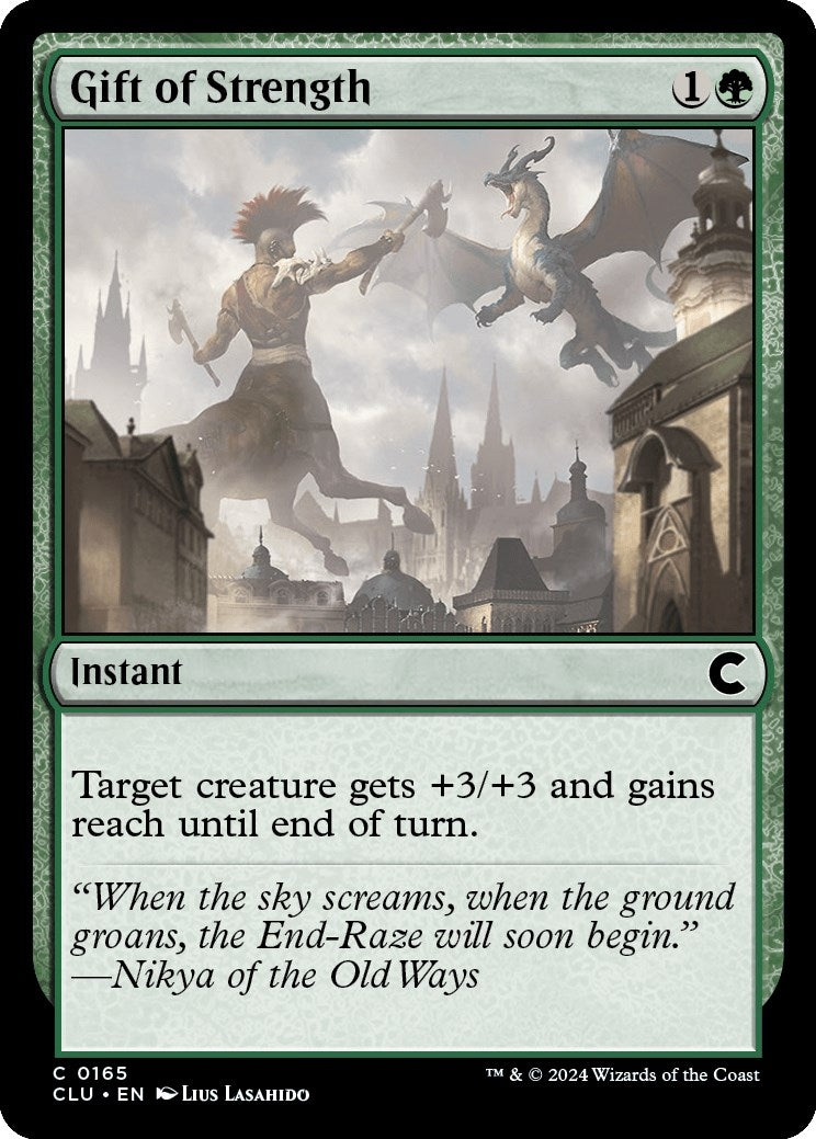 Image for Gift of Strength (165) (Ravnica: Clue Edition) - Magic: The Gathering
