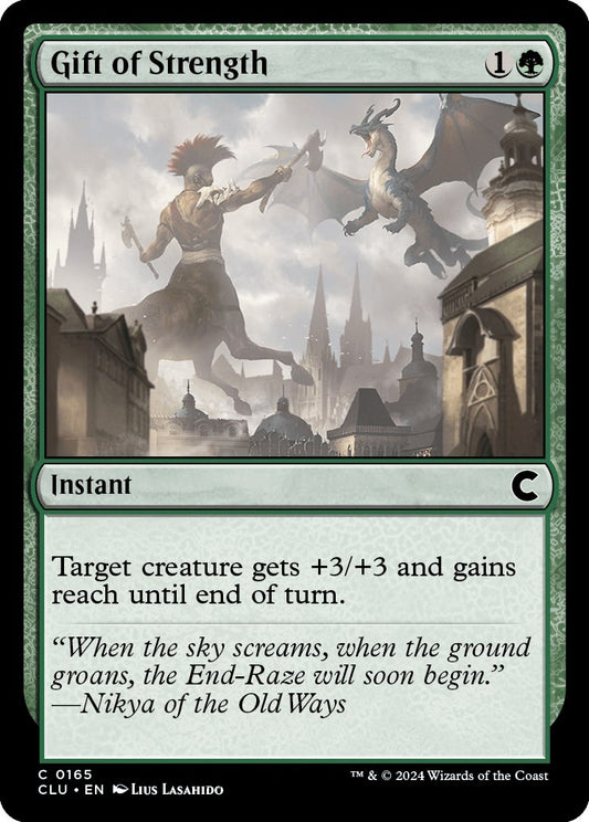 Image for Gift of Strength (165) (Ravnica: Clue Edition) - Magic: The Gathering
