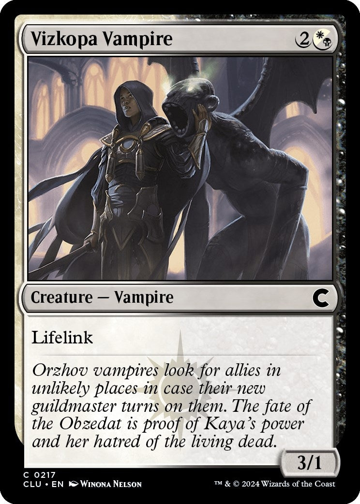 Image for Vizkopa Vampire (217) (Ravnica: Clue Edition) - Magic: The Gathering