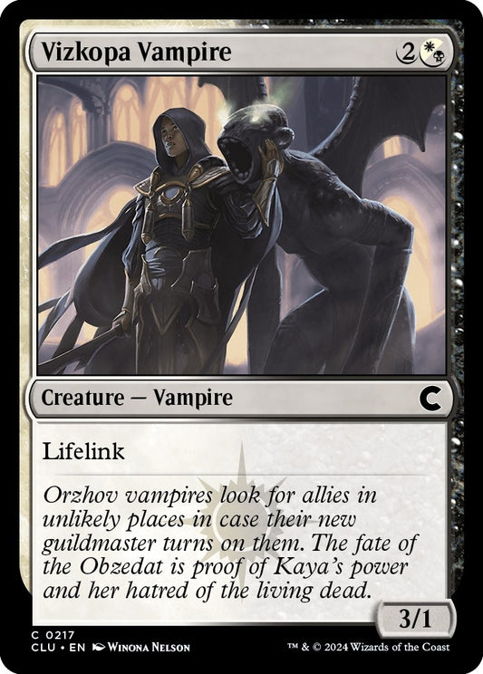 Image for Vizkopa Vampire (217) (Ravnica: Clue Edition) - Magic: The Gathering