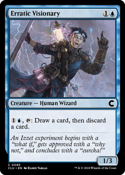 Image for Erratic Visionary (85) (Ravnica: Clue Edition) - Magic: The Gathering