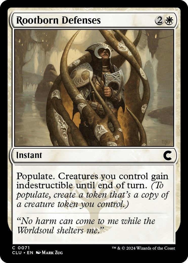 Image for Rootborn Defenses (71) (Ravnica: Clue Edition) - Magic: The Gathering