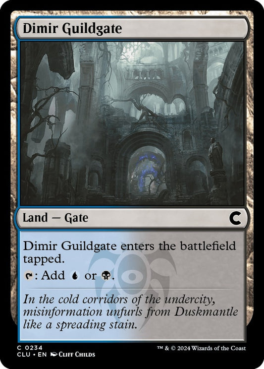 Image for Dimir Guildgate (234) (Ravnica: Clue Edition) - Magic: The Gathering