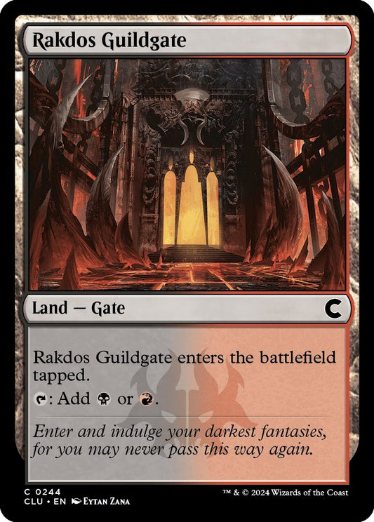 Image for Rakdos Guildgate (244) (Ravnica: Clue Edition) - Magic: The Gathering