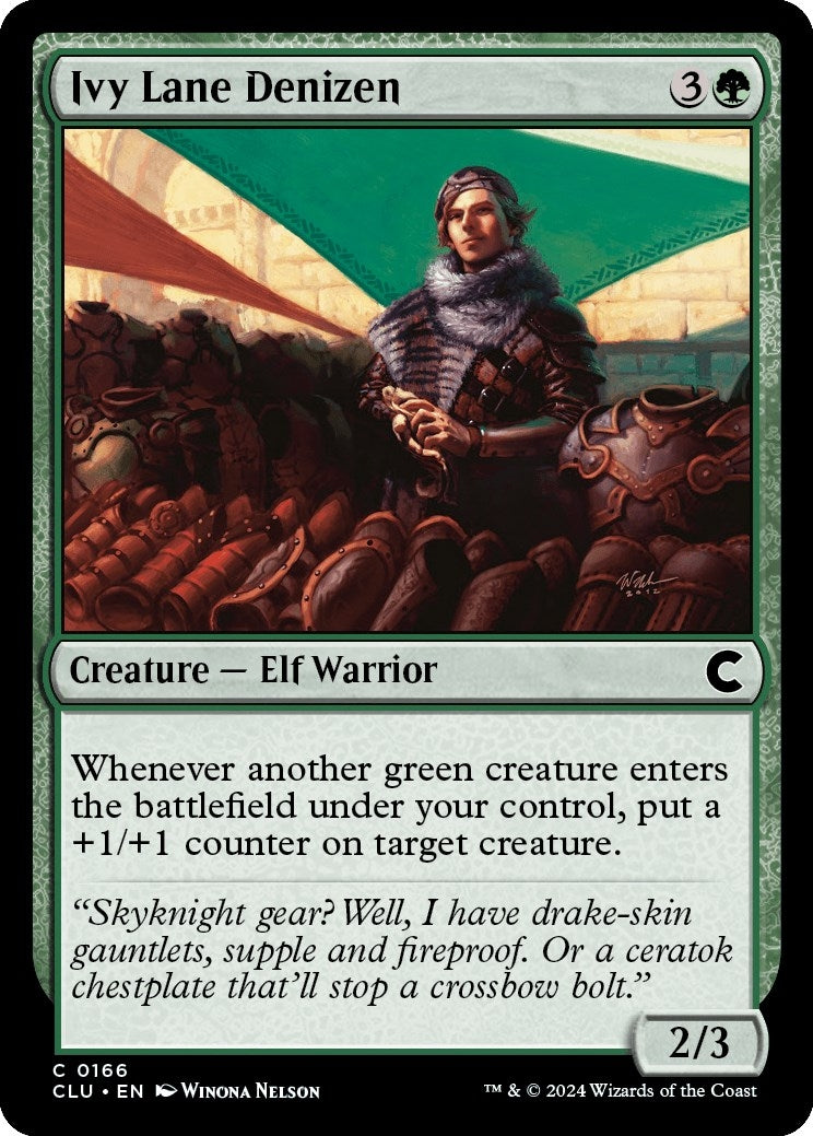 Image for Ivy Lane Denizen (166) (Ravnica: Clue Edition) - Magic: The Gathering