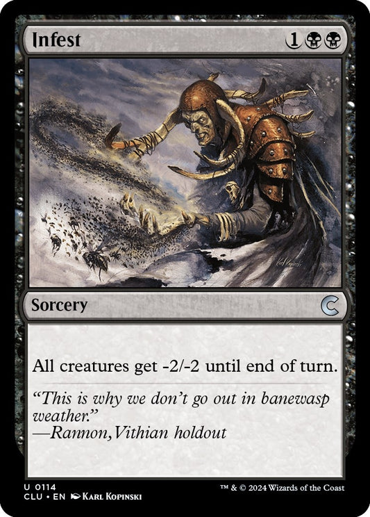 Image for Infest (114) (Ravnica: Clue Edition) - Magic: The Gathering