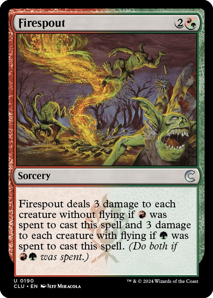 Image for Firespout (190) (Ravnica: Clue Edition) - Magic: The Gathering