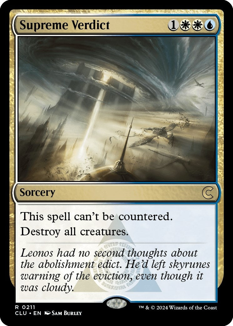 Image for Supreme Verdict (211) (Ravnica: Clue Edition) - Magic: The Gathering