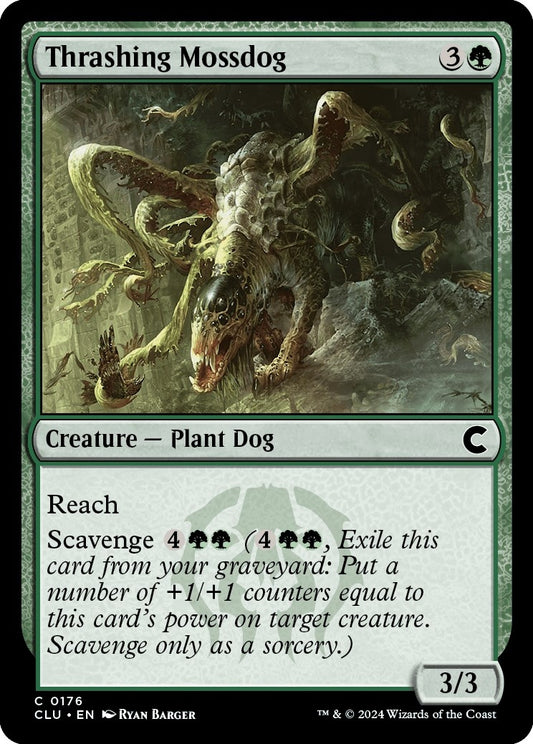 Image for Thrashing Mossdog (176) (Ravnica: Clue Edition) - Magic: The Gathering