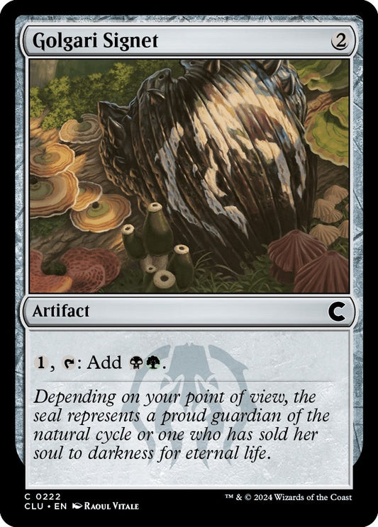 Image for Golgari Signet (222) (Ravnica: Clue Edition) - Magic: The Gathering