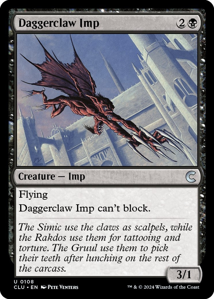 Image for Daggerclaw Imp (108) (Ravnica: Clue Edition) - Magic: The Gathering