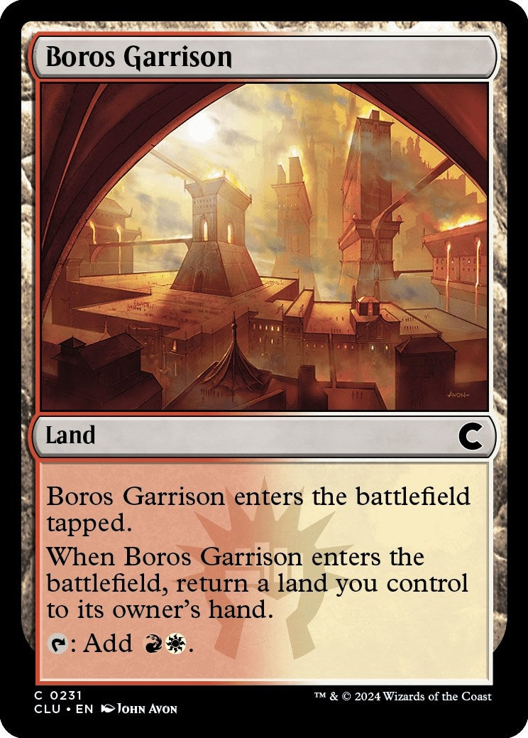 Image for Boros Garrison (231) (Ravnica: Clue Edition) - Magic: The Gathering