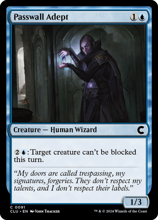 Image for Passwall Adept (91) (Ravnica: Clue Edition) - Magic: The Gathering