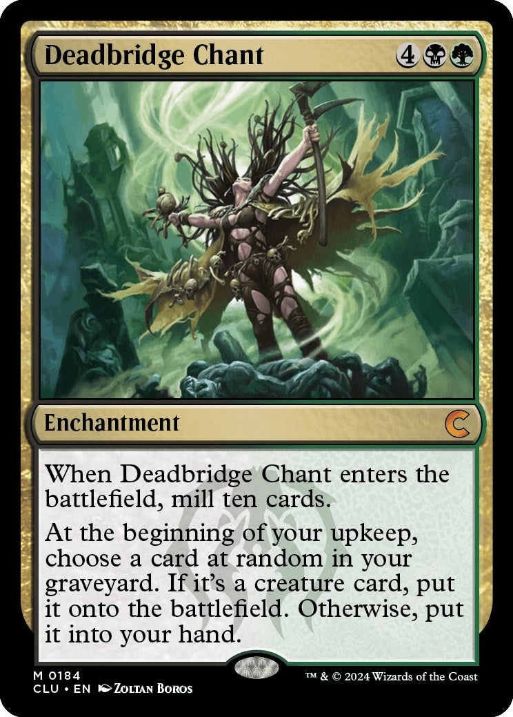 Image for Deadbridge Chant (184) (Ravnica: Clue Edition) - Magic: The Gathering