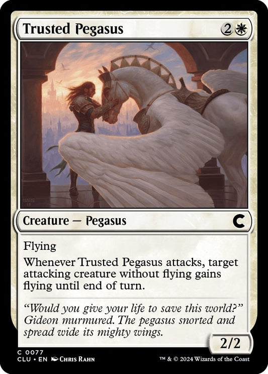 Image for Trusted Pegasus (77) (Ravnica: Clue Edition) - Magic: The Gathering