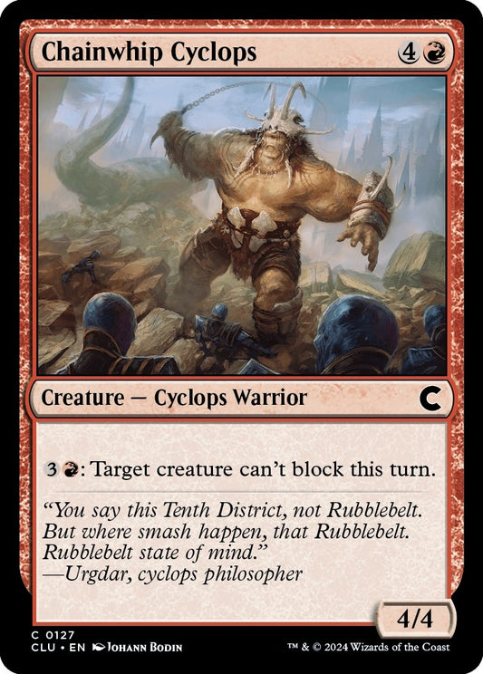 Image for Chainwhip Cyclops (127) (Ravnica: Clue Edition) - Magic: The Gathering